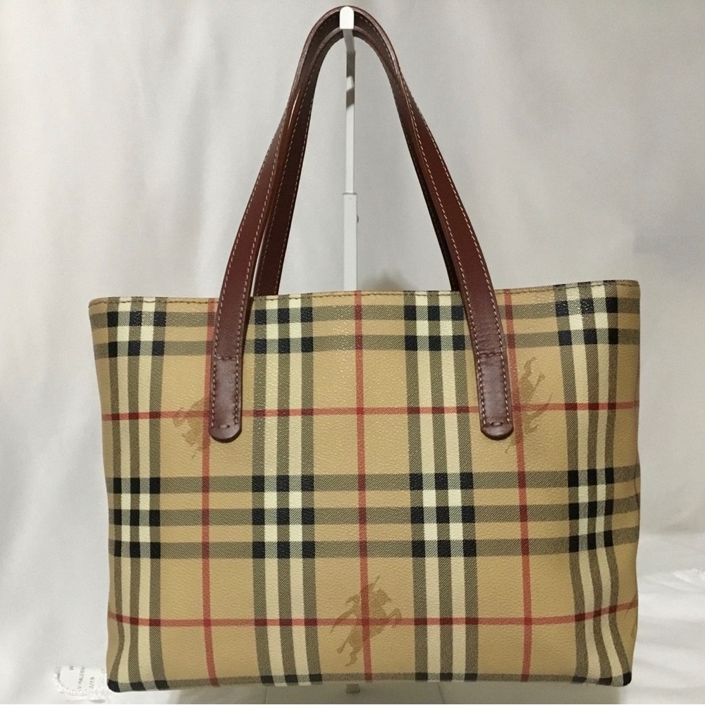 Authentic Burberry Triple Compartment Handbag - Picture 2 of 16